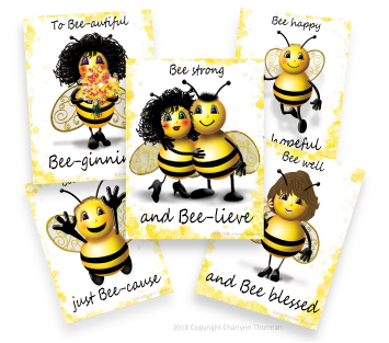 Bee Greeting Cards