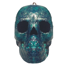 Green Stone Skull
